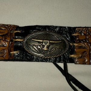 110 Brown and Black woman’s Hat band